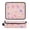 Summer Ice Cream Pattern, variant on Hair Tool Organizer Bag with Heat Resistant Mat Removable Travel Storage Case for Hot Air Brushes Curling Irons Popcorn Pattern