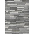 thumbnail image 2 of Addison Rugs Chantille Indoor/Outdoor Transitional Stripes Gray Washable Rectangle Rug, 9' x 12', 2 of 6