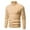 Khaki, variant on Patlollav Mens Winter Sweater Pullover Bottom Knit Color Blocking Sweaters Tops