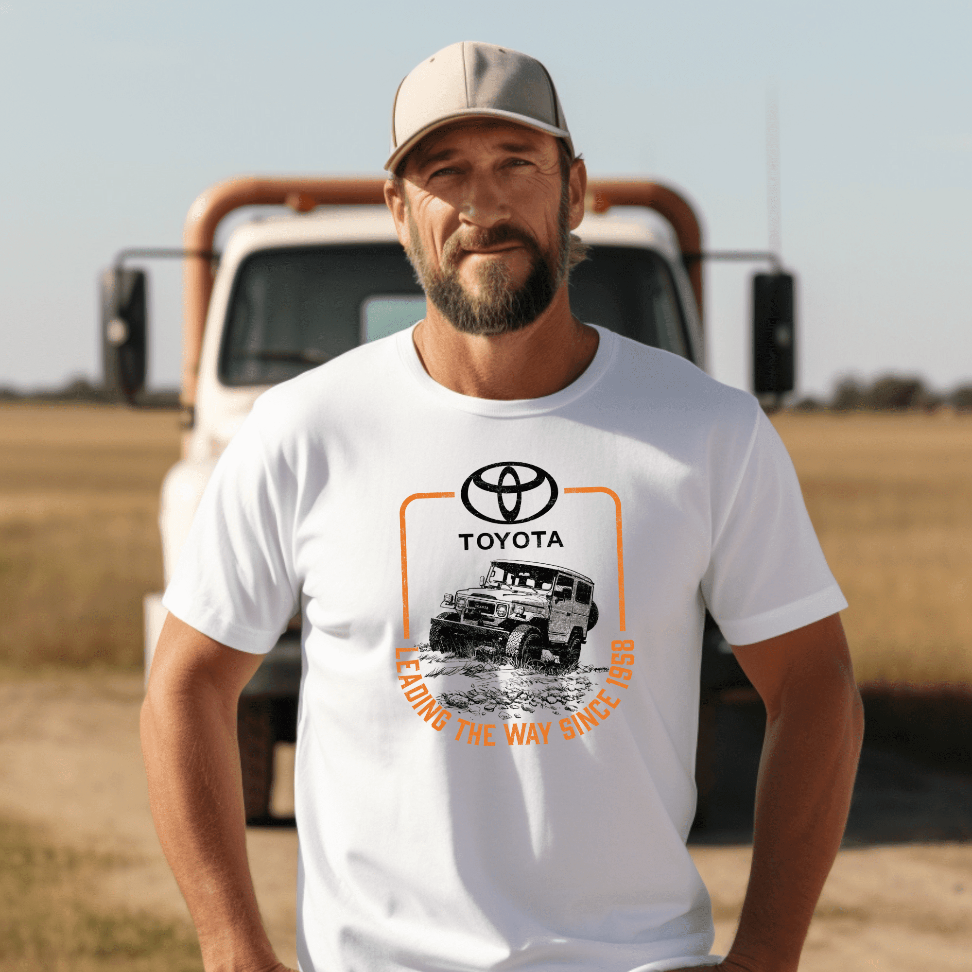 Toyota Men's Big and Tall Land Cruiser Since 1958 T-shirt