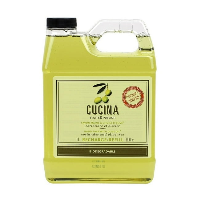 Fruits & Passion Cucina Coriander and Olive Tree Biodegradable Hand Soap 1 Litre
