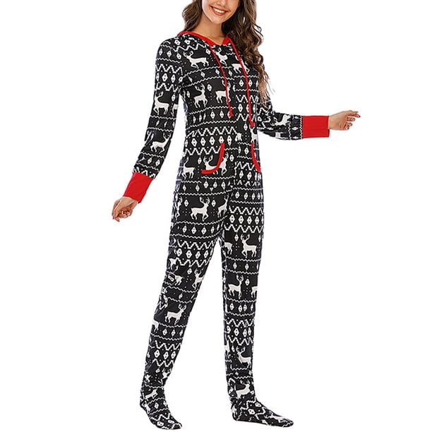 onesie christmas pajamas womens