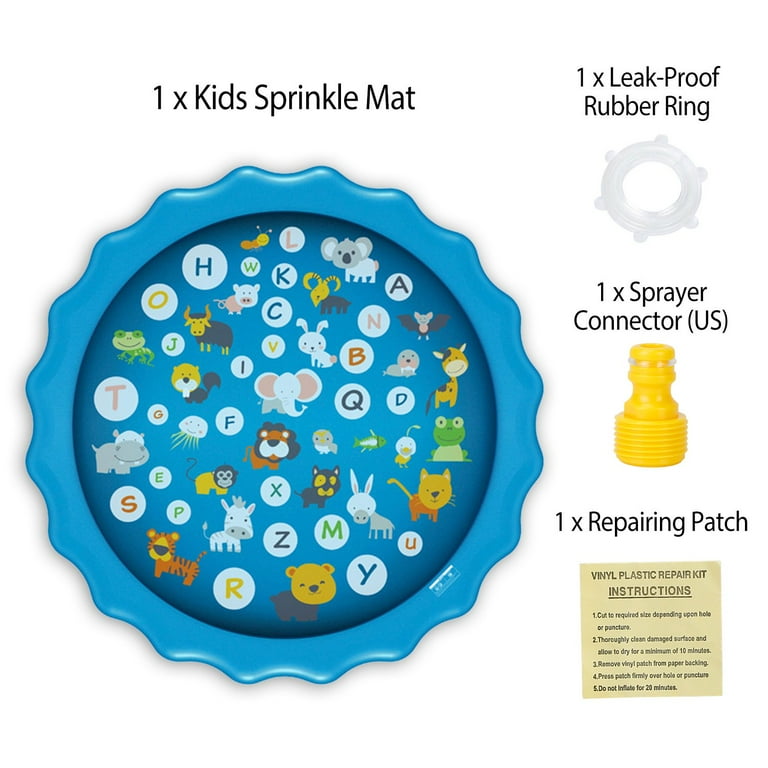 OGEDNAC 68" Splash Pad Sprinkler, Blue photo 5