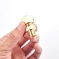 thumbnail image 5 of Conector de tubo de compresión de latón, adaptador de acoplamiento recto, tubo de 1/2"" OD x 1/4"" NPT macho, 5 piezas (1/2" OD compresión x 1/4"" NPT macho), 5 of 5