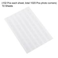 thumbnail image 3 of Unique Bargains Photo Corner Sticker PVC Self Adhesive Picture Mounting Label White 10 Sheets/1020 Pcs, 3 of 5