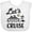 AA-White, variant on Inktastic Lets Cruise Boys or Girls Baby Bib