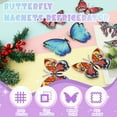 thumbnail image 6 of 24Pcs PVC Butterfly Magnet Screen Double Side Butterfly Magnetic Decal Waterproof Magnetic Fly Screen Sticker for Home Decor, 6 of 10
