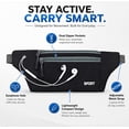 thumbnail image 2 of Sports Waist Pack, Fanny Pack with Zippered Pockets and Adjustable Belt for Running, Hiking, Cycling and Travel, TIKA, 2 of 6