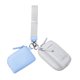 thumbnail image 2 of Almacenamiento de la tarjeta de bolso de de la pulsera con bolsita con la zapatilla doble bolsa de la bolsa para hombres para viajar en grisáceo, 2 of 8