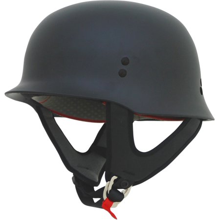 AFX FX-88 Solid Half Helmet Flat Black Medium 0103-1066