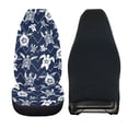 thumbnail image 2 of Uourmeti Sea Turtle Car Seat Cover Long Time Use Wear Resistant Car Interior Cushion, Stretchy Perfect Fit Compatible with Trucks Sedan Auto, 2 of 6