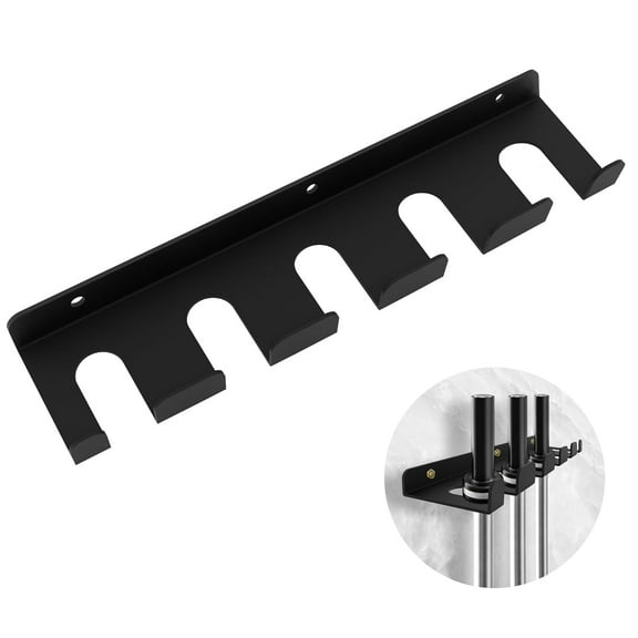 VANROUG Vertical Wall Mounted Olympic Barbell Holder, Bar Holder, Barbell Storage Rack, Gym Rack Organizer, Home Gym Accessories Hanger for Home, Garage Gym