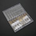 thumbnail image 4 of Watch Crown Parts Set Lot Replacement Assorted Gold & Silver Dome Flat Head, 4 of 12