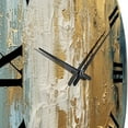 thumbnail image 3 of Designart "Daydreams with a Touch of Gold VII" Minimalism Oversized Wall Clock, 3 of 5