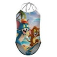 thumbnail image 4 of Tom And Jerry Girls One Piece Swimsuits Summer Beach Bathing Suit Kids Cute Swimwear, 4 of 6