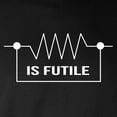 thumbnail image 3 of CafePress - Electrician Resistance Is Futi Long Sleeve T Shirt - Long Sleeve Dark T-Shirt, 3 of 4
