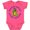 Vintage Hot Pink, variant on Inktastic Mardi Gras Party Alligator Boys or Girls Baby Bodysuit