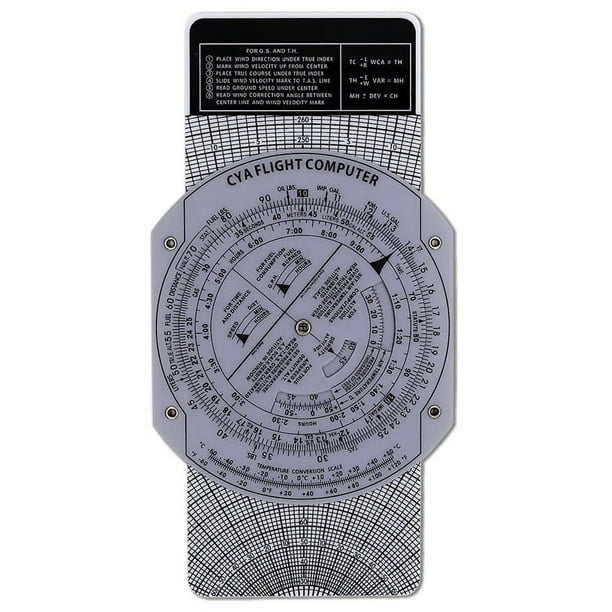 E6B Flight Computer Aviation Plotter Circular Slide Rule Used in ...