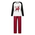 thumbnail image 2 of Meihuid Christmas Pajamas Matching Family Pj Set Long Sleeve Tops and Plaid Pants for Sleepwear Soft Loungewear Pjs, 2 of 10