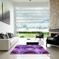 thumbnail image 7 of Ahgly Company Machine Washable Indoor Square Transitional Dark Magenta Purple Area Rugs, 5' Square, 7 of 7
