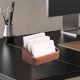thumbnail image 4 of Tarjetero de madera maciza | Organizador de escritorio para oficina, restaurante u hotel | Caja de madera beige y marrón con diseño sencillo, 4 of 6