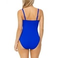 thumbnail image 2 of Leilani womens  Solstice One Piece Swimsuit, 10, Blue, 2 of 3