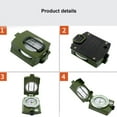 thumbnail image 5 of Multifunctional Military Sighting Navigation Compass with Inclinometer | Impact Resistant & Waterproof Compass for Hiking, Camping, 5 of 8
