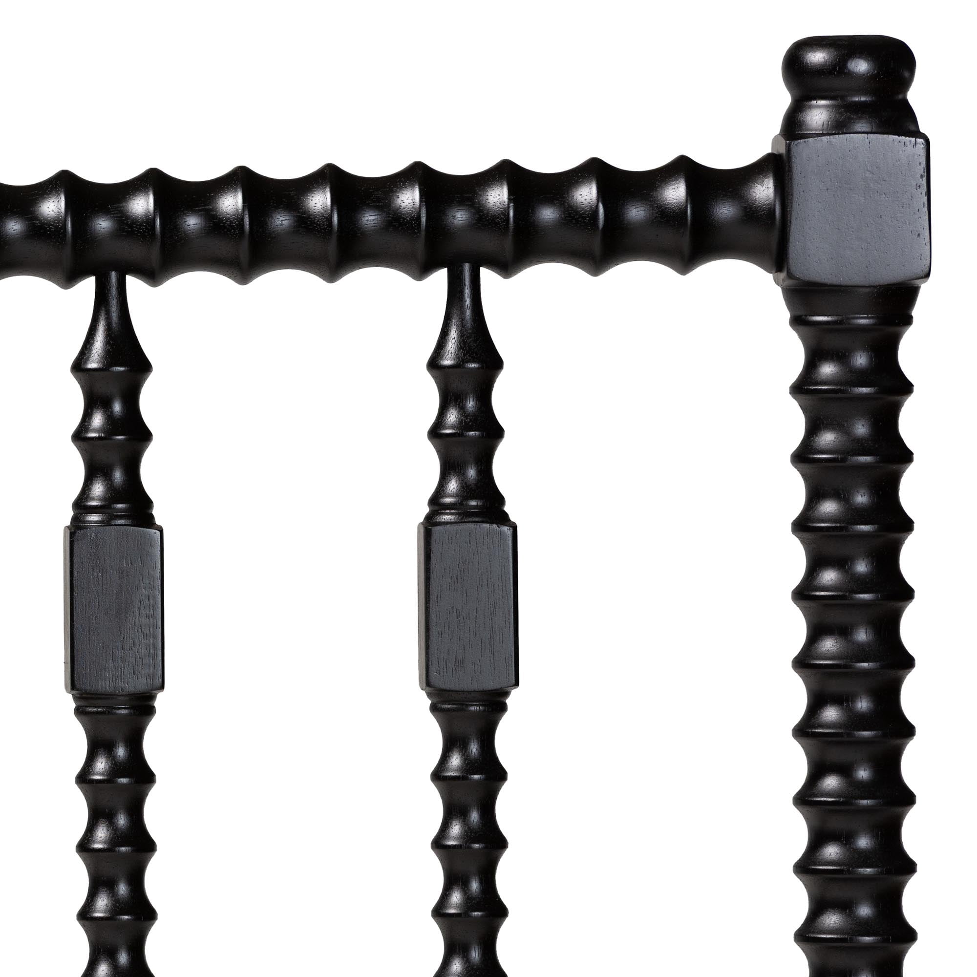 Baxton Studio Juliette Traditional Headboard, Full, Black
