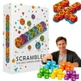 thumbnail image 1 of Scrambled Dice Word Game, Scrambled Dice Game, Crossword Dice Games, Travel-Friendly Board Games Set, for 1-5 Players Brain Exercise Party Game, 1 of 6