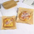 thumbnail image 6 of Food Storage Bags under $5! kkbbma Self-Sealing Bread Bags with Oil-Proof Paper, Transparent Food Storage Sacks for Sandwich Snacks, Kraft Paper Packaging for Bakery Cafe, 6 of 6