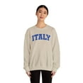 thumbnail image 4 of Italy Sweatshirt Gifts Crew Neck Shirt Long Sleeve Unisex, 4 of 7