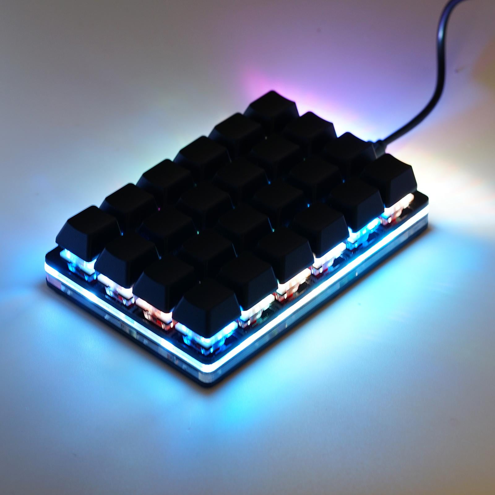 Soug Black 24-key Keypad Mechanical Keyboards Custom Shortcut Keys Programmables New