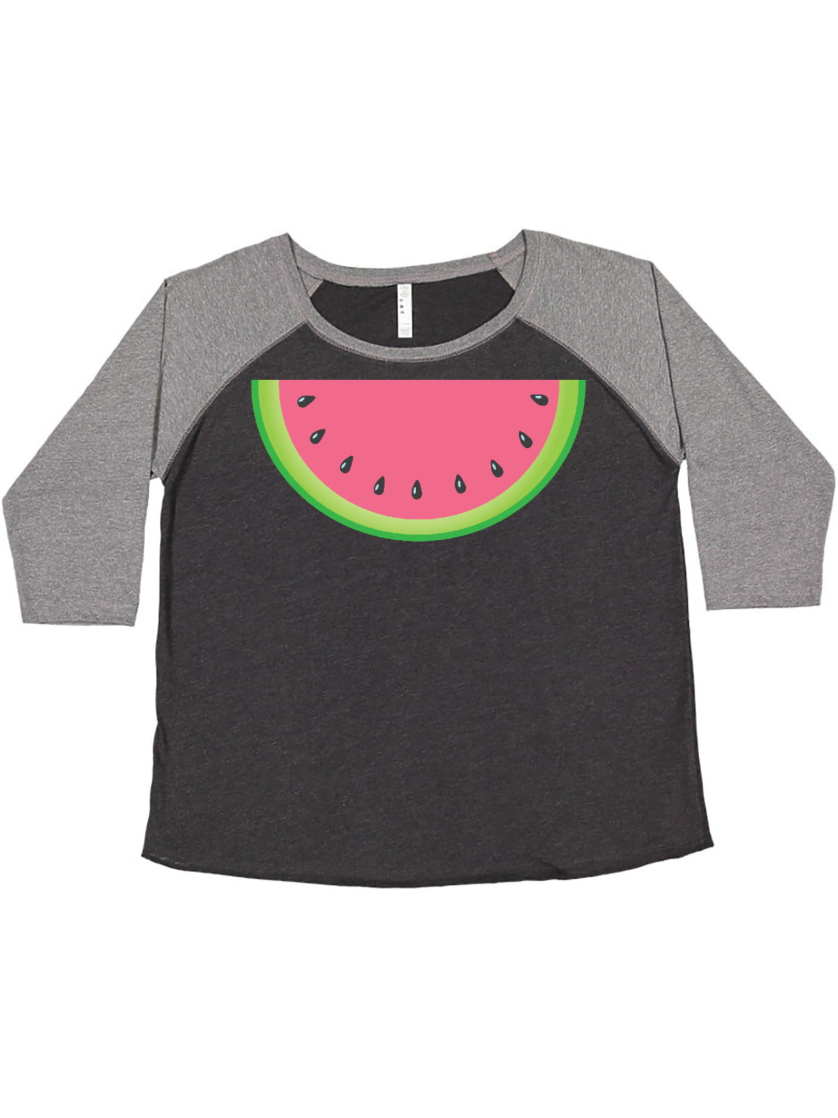 Women Print Tees,Watermelon,Vibrant Color Slices S-XXL O Neck T Shirt Female Tee