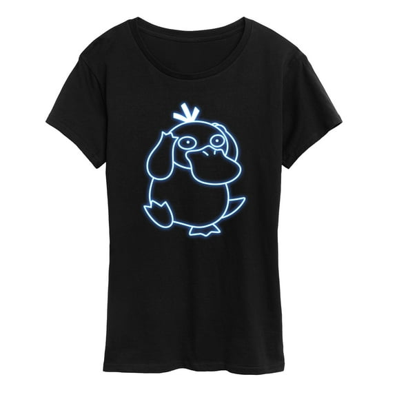 Pokémon - Psyduck Neon  - Women's Short Sleeve Graphic T-Shirt