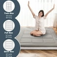 thumbnail image 3 of MAXYOYO 6" Extra Thick Floor Futon Mattress, Foldable Mattress Tatami Pad Floor Mattress for Adults Floor Bed Roll Up Mattress Guest Mattress,Dark Grey,Twin, 3 of 7