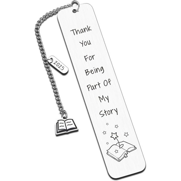 Thank You Teacher Gifts Bulk Teacher's Day Gifts for Women Back to School Supplies First Day of School Thank You for Being a Part of My Story Bookmarks Easter Baskets for Adult Christmas Stuffers