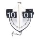 thumbnail image 1 of Reloj De Escritorio Abatible Con Pilas Con Aspecto De Velero Retro, 1 of 7