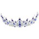 thumbnail image 2 of ColoMX Corona de reina para mujer, tiara de niña con diamantes de imitación, diadema de boda para novia, accesorios para el cabello para disfraz, fiesta de cumpleaños y graduación., 2 of 8
