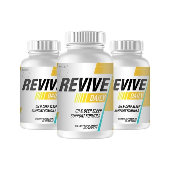 (3 Pack) Revive Daily - Revive Daily Night Time Deep Sleep Support Capsules