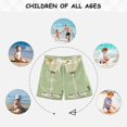 thumbnail image 6 of FORMRS Boys Swim Trunks Quick Dry Mesh Liner Boardshorts Sizes XS-XL, Light Green Martini, 6 of 7