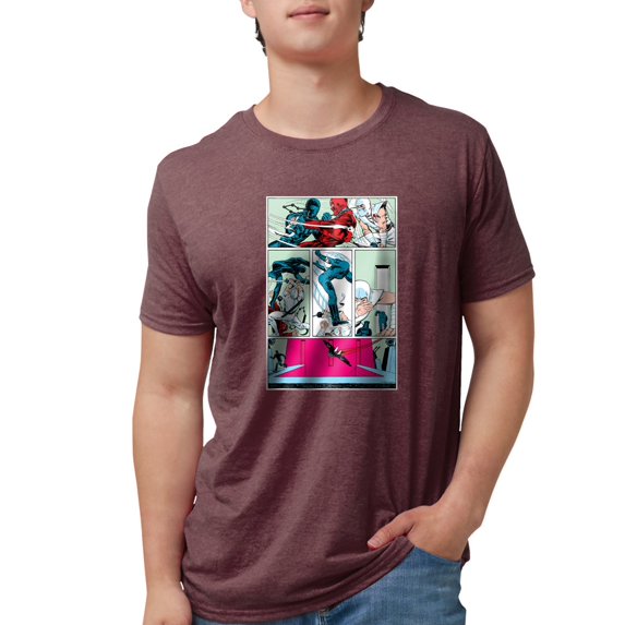 CafePress - G.I. Joe Snake Eyes Vs. Storm Men's Deluxe T Shirt - Mens Tri-blend T-Shirt