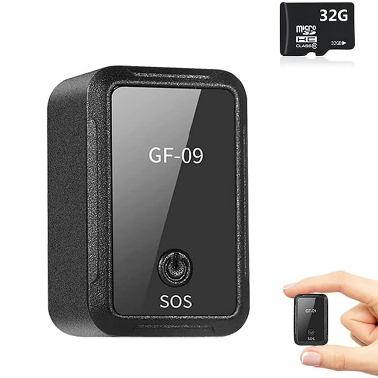 GF-09 GPS Tracker, GPS Locator Real-Time Tracking, Compact Locator & Tracking with 32GB SD Card, Fit for Vehicles, Cars, Kids, Seniors and - Walmart.com
