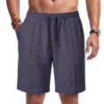 thumbnail image 2 of IhhxPro Men's Casual Shorts with Pockets Elastic Waist Drawstring Summer Mesh Lightweight Athletic Jogger Fit Outdoor Sport S-3XL, 2 of 6
