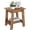 Brown/1 Pack, variant on Farmhouse 2-Layer Storage Shelves, Wood End Table, Brown