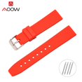 thumbnail image 1 of 16 Mm 18 20 22 24 26 28 Silicona Suave Deporte Correa De Reloj De Goma Impermeable Reemplazo Pulsera Accesorios, 1 of 4