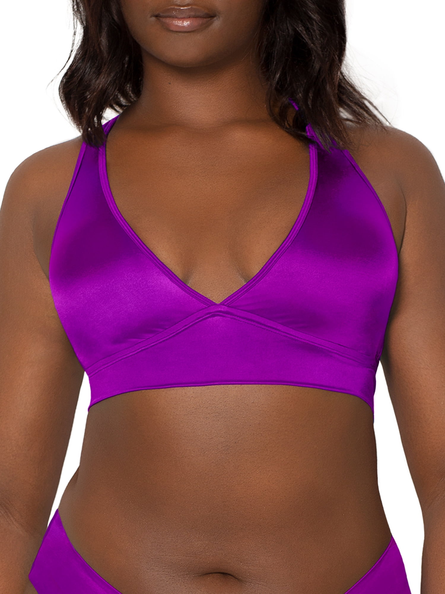 purple bralette top