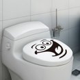 thumbnail image 2 of Smiley Face Toilet Sticker Funny Bathroom Stickers Toilet Seat Sticker, 2 of 5