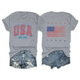 thumbnail image 2 of Tittly Loose Fitting Tank Tops For Women Women 4th Of July Shirts Women'S Tank Tops American Flag Shirt Women 4th Of July Shirts Gray 3XL, 2 of 3