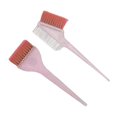 thumbnail image 5 of 2pcs Soft Nylon Hair Dye Brush Applicator Double Sided Hair Coloring Comb with Glitter Handle Pink, 5 of 5