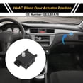 thumbnail image 2 of Unique Bargains HVAC Heater Blend Door Actuator Replacement for Mazda 6 2008-2013 AC Heater Actuator No.GS3L61A70 Air Door Actuator Plastic Metal Black, 2 of 6